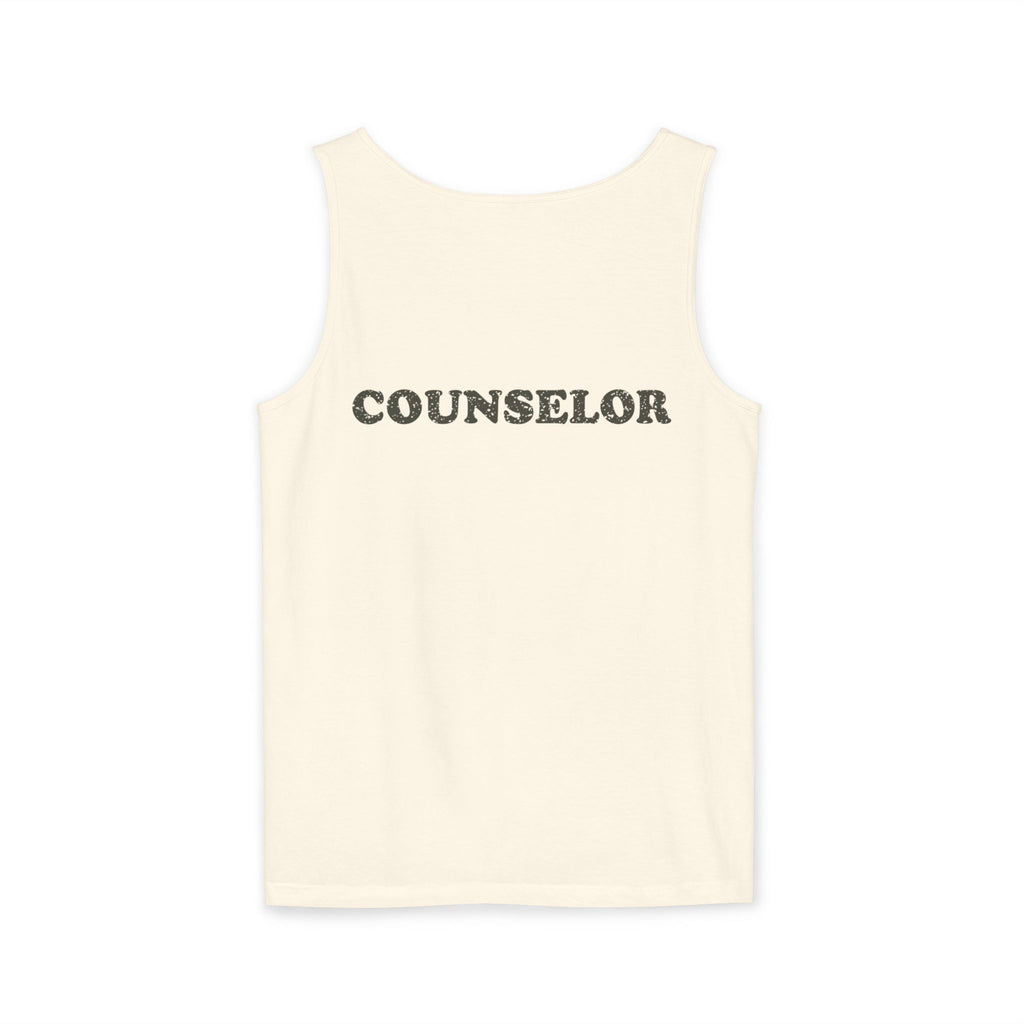 "Camp So Fly" Unisex Tank Top — Retro Camp Counselor Graphic Tank