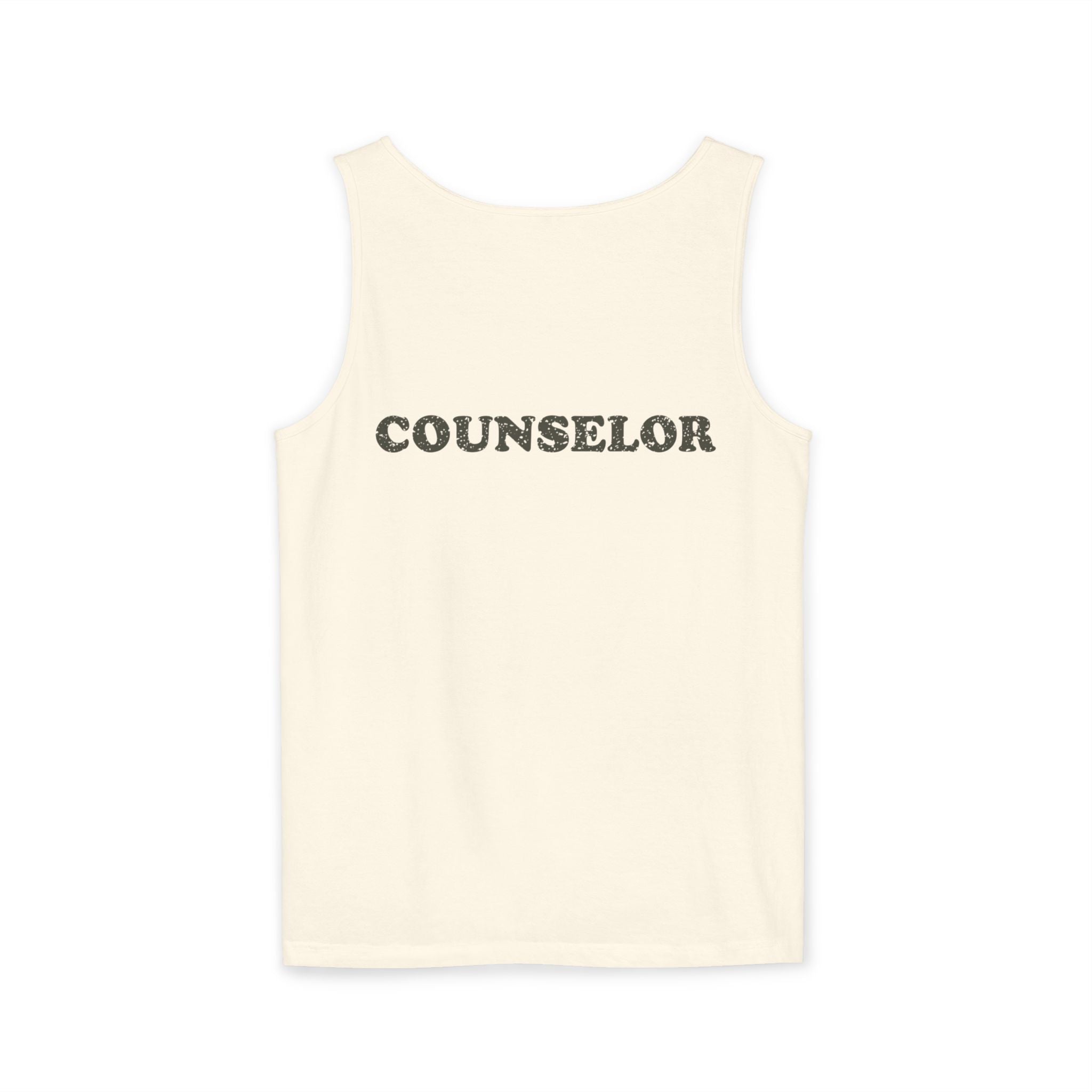 "Camp So Fly" Unisex Tank Top — Retro Camp Counselor Graphic Tank