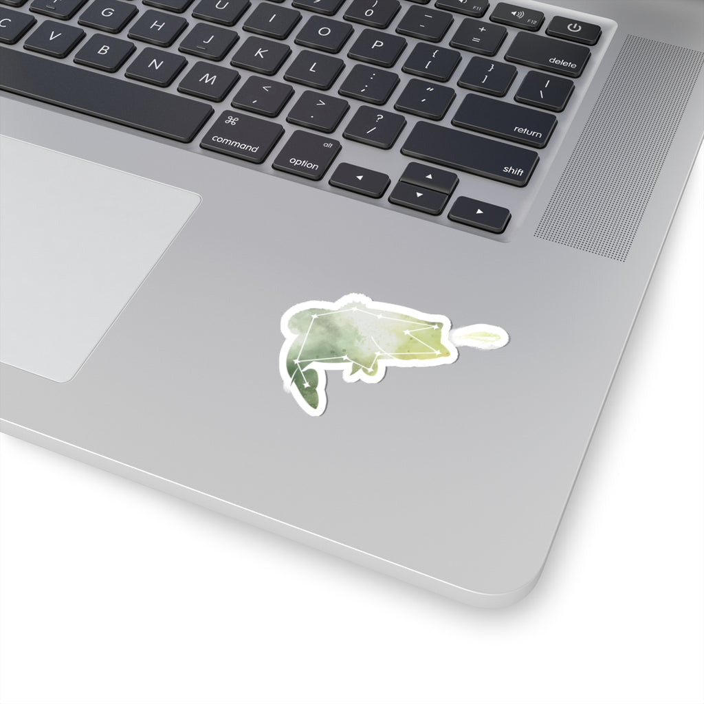 Astrofishicist Kiss-Cut Stickers | Space Fish Illustration