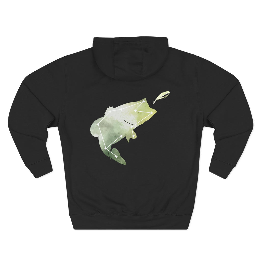 Astrofishicist Constellation Fish 3-Panel Fleece Hoodie