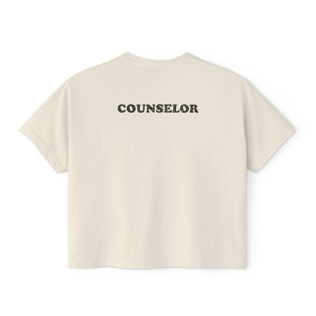 "Camp So Fly" Women's Boxy Tee — Retro Summer Camp Counselor Shirt