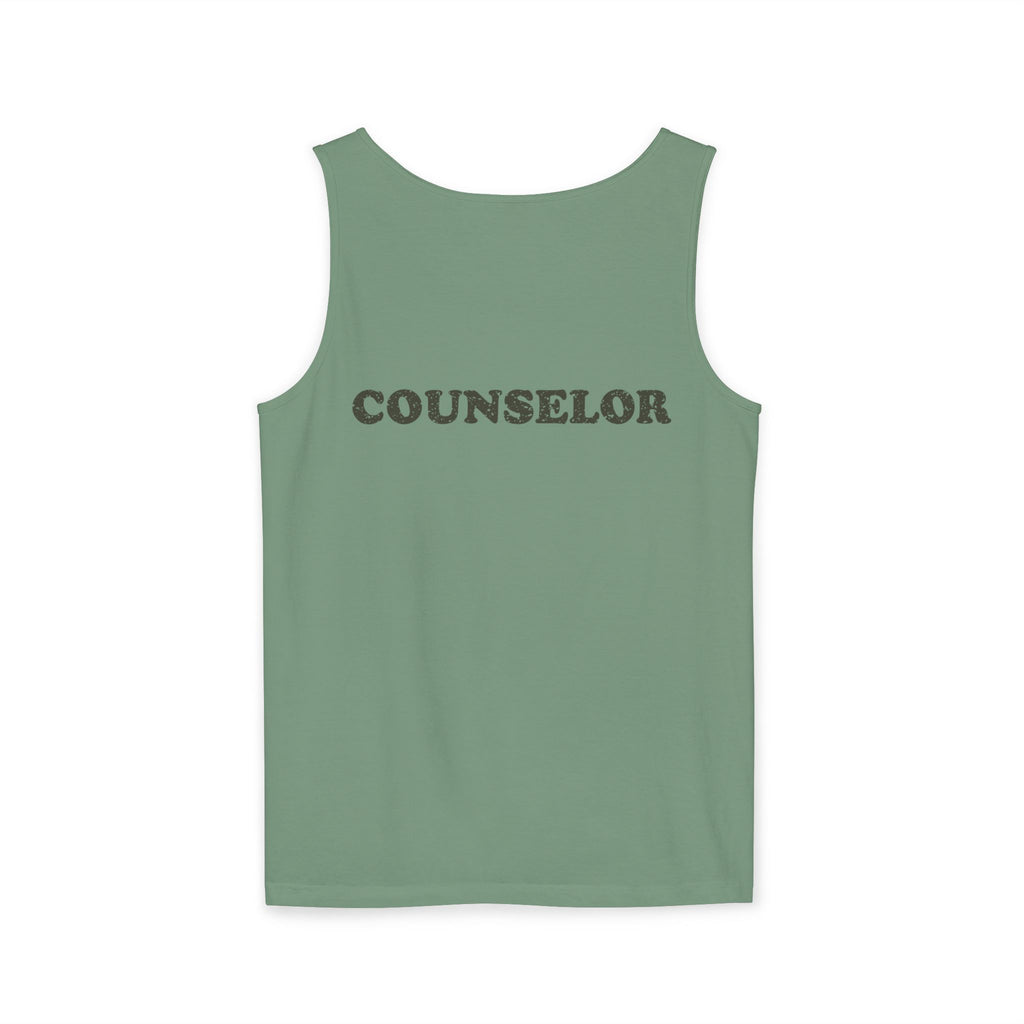 "Camp So Fly" Unisex Tank Top — Retro Camp Counselor Graphic Tank