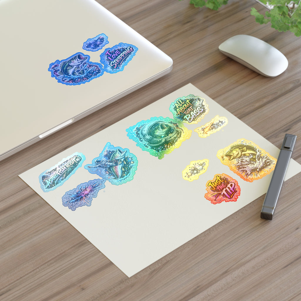 Astrofishicist Sticker Pack — Space Graffiti Fly Fishing Sticker Sheets