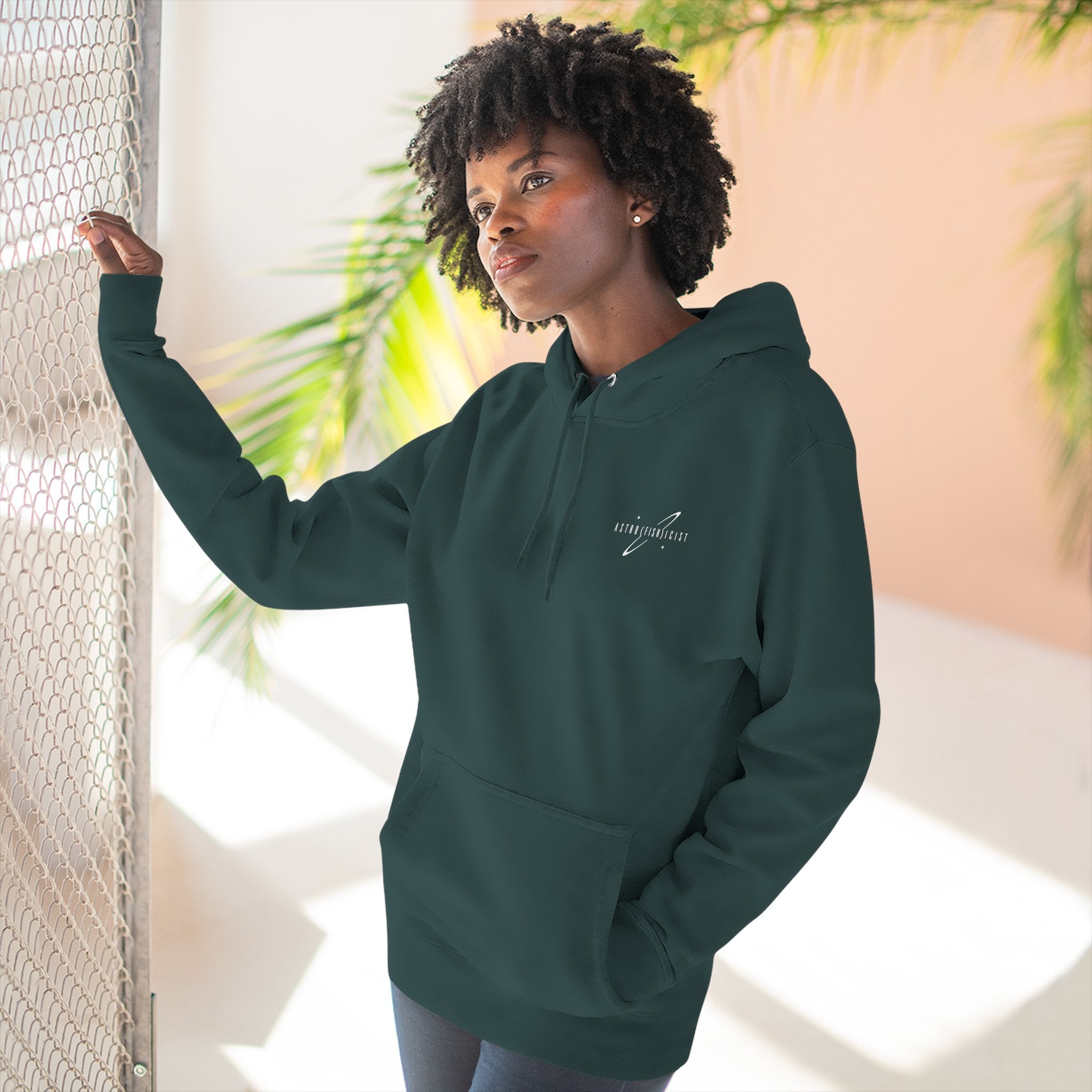 Astrofishicist Constellation Fish 3-Panel Fleece Hoodie