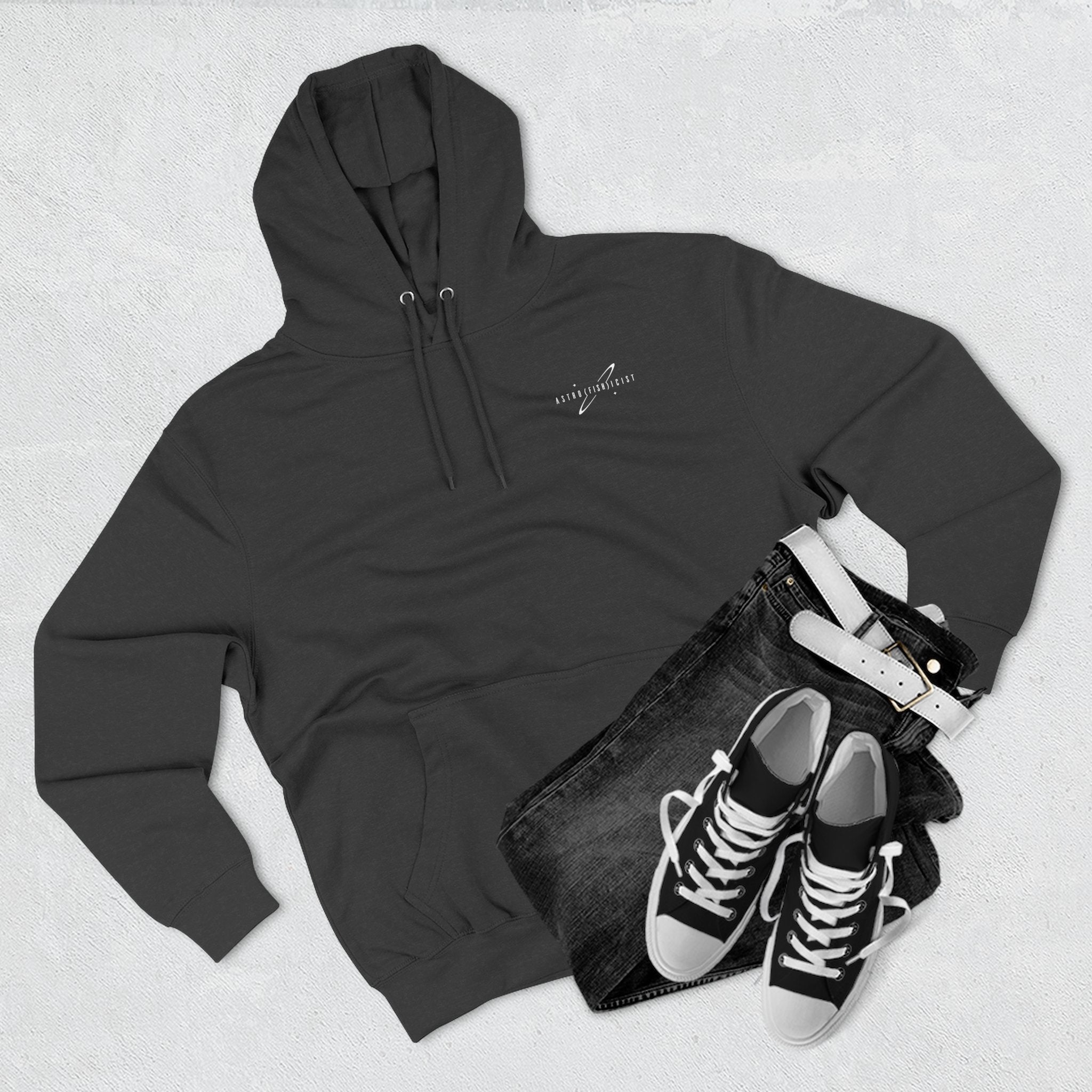 Astrofishicist Constellation Fish 3-Panel Fleece Hoodie