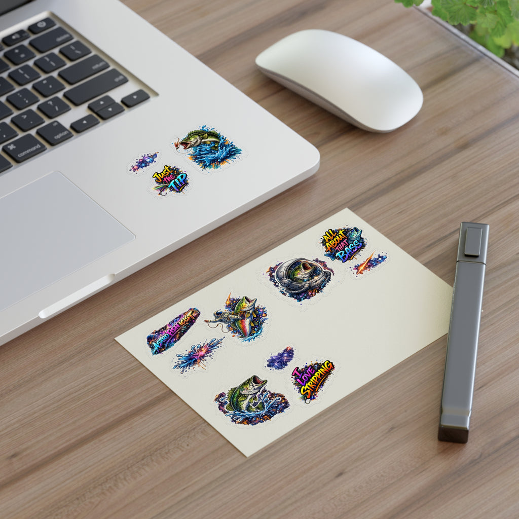 Astrofishicist Sticker Pack — Space Graffiti Fly Fishing Sticker Sheets