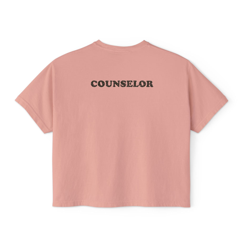 "Camp So Fly" Women's Boxy Tee — Retro Summer Camp Counselor Shirt