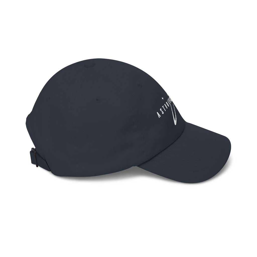 Astrofishicist Dad Cap, Flyfishing Gear, Minimalist Design Hat, Official YouTuber Merch, Great for Girls, Dad Cap Style