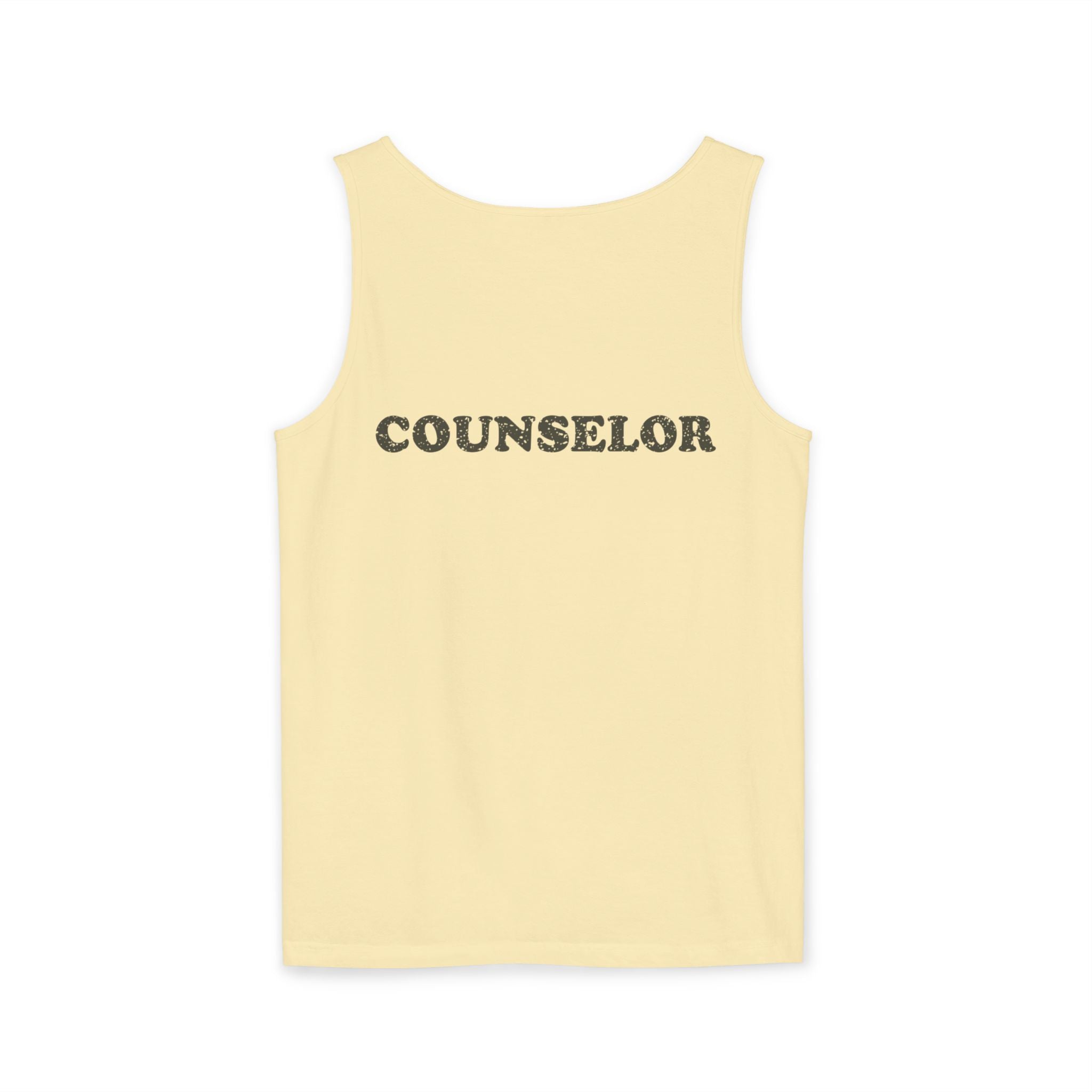 "Camp So Fly" Unisex Tank Top — Retro Camp Counselor Graphic Tank