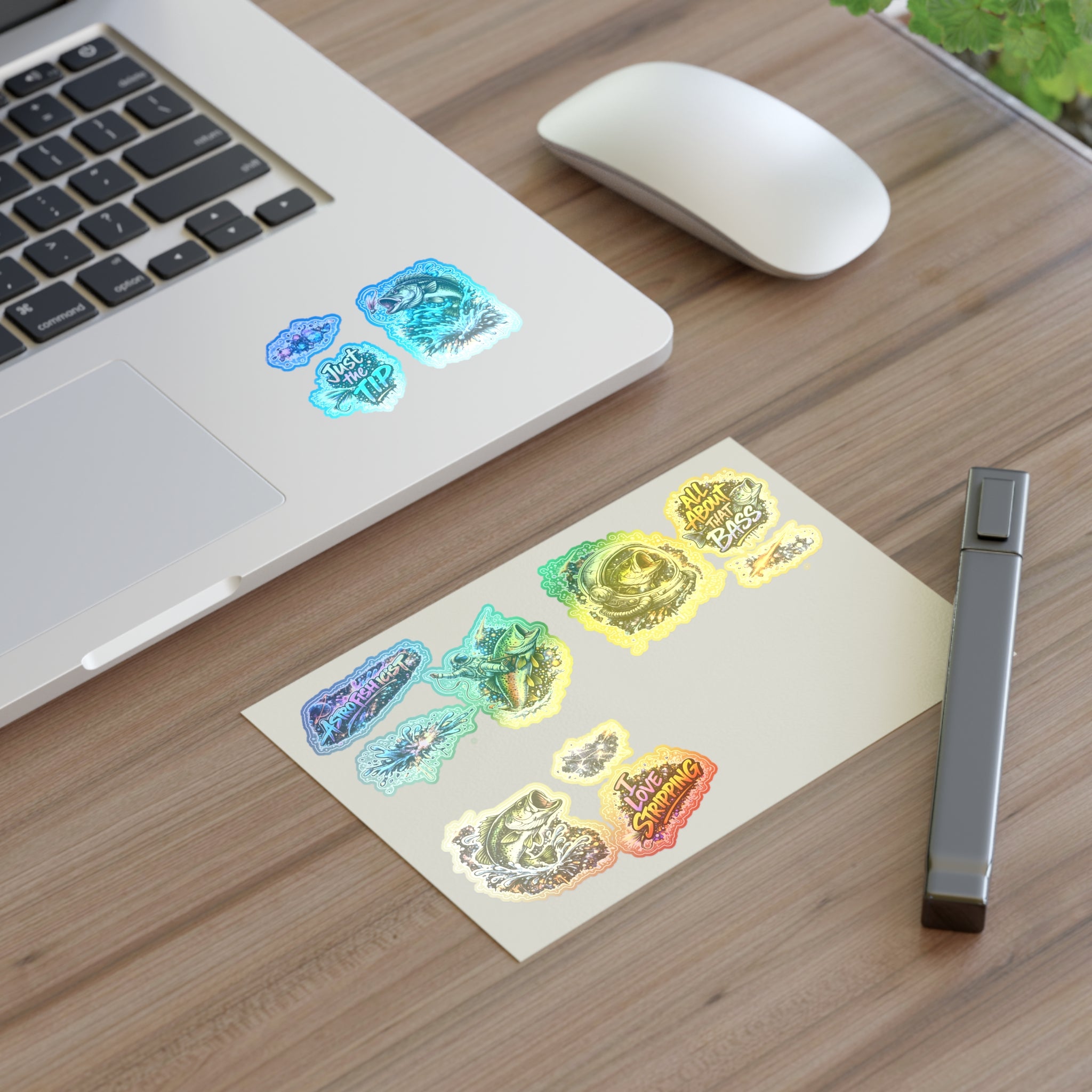 Astrofishicist Sticker Pack — Space Graffiti Fly Fishing Sticker Sheets