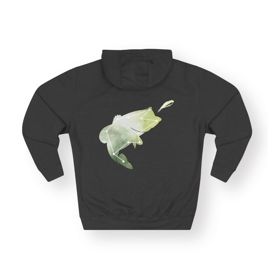 Astrofishicist Constellation Fish 3-Panel Fleece Hoodie