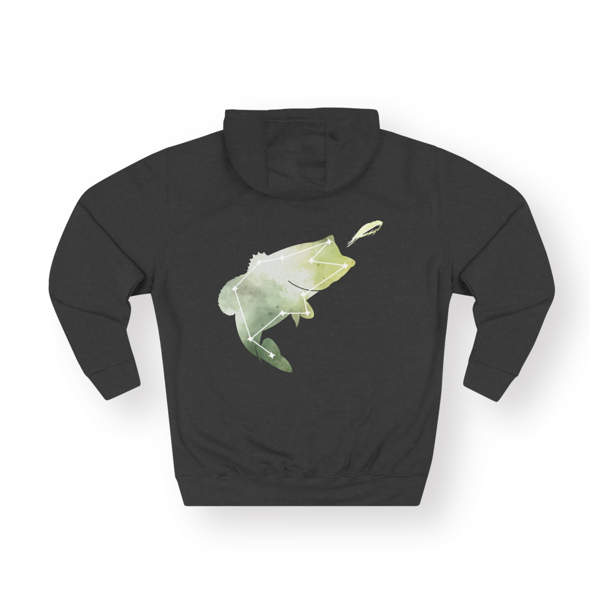 Astrofishicist Constellation Fish 3-Panel Fleece Hoodie