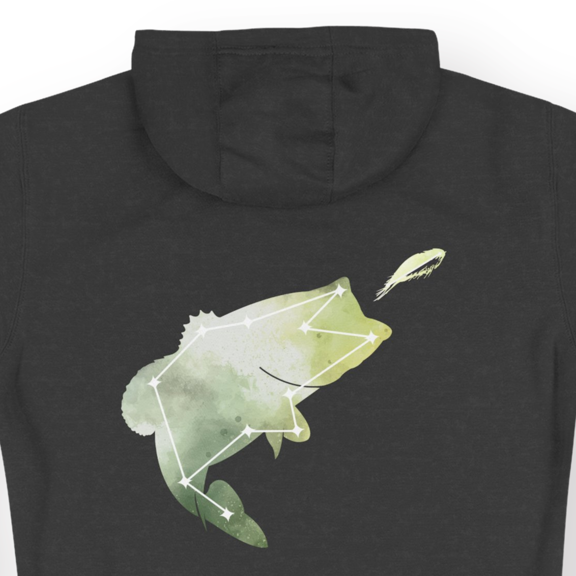 Astrofishicist Constellation Fish 3-Panel Fleece Hoodie