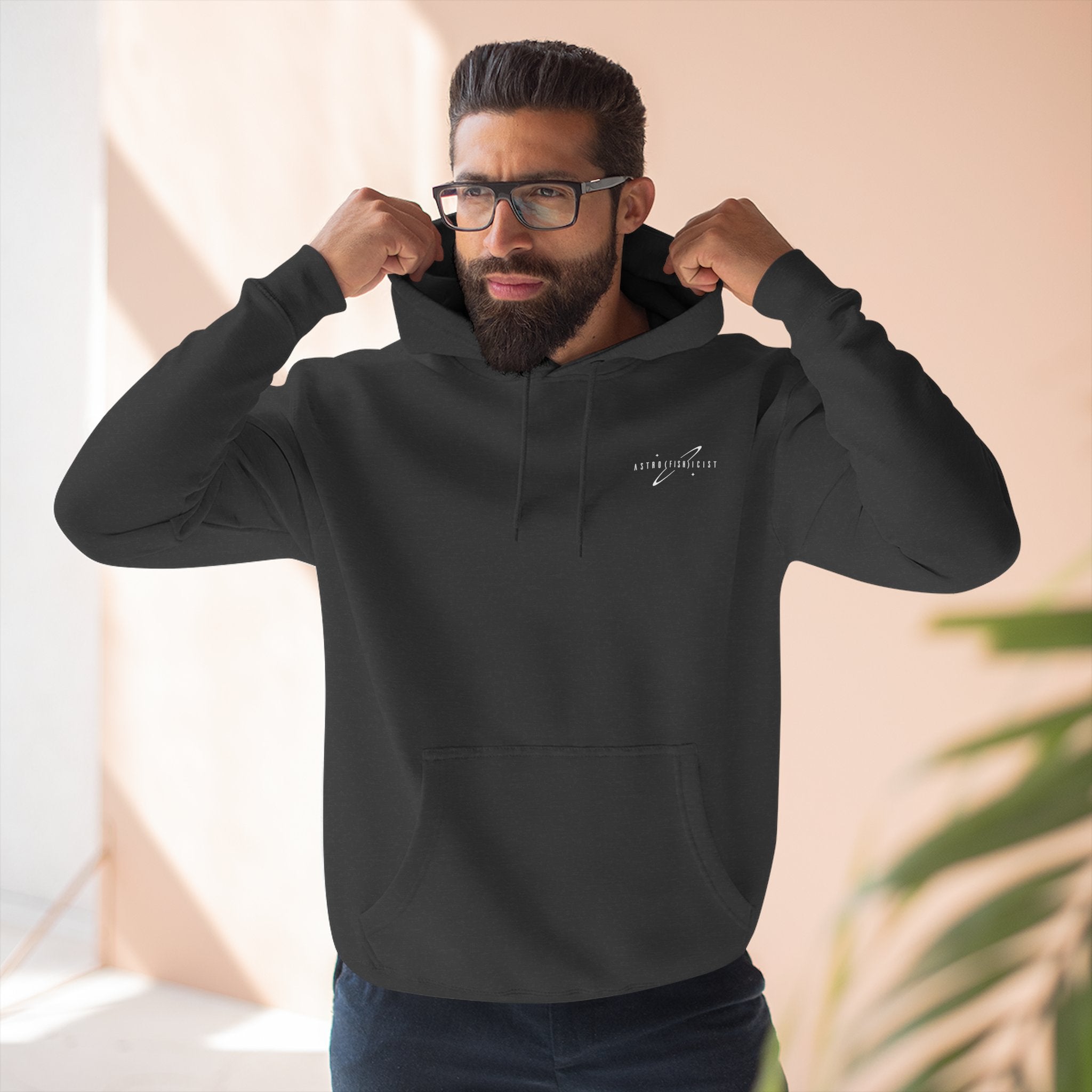 Astrofishicist Constellation Fish 3-Panel Fleece Hoodie