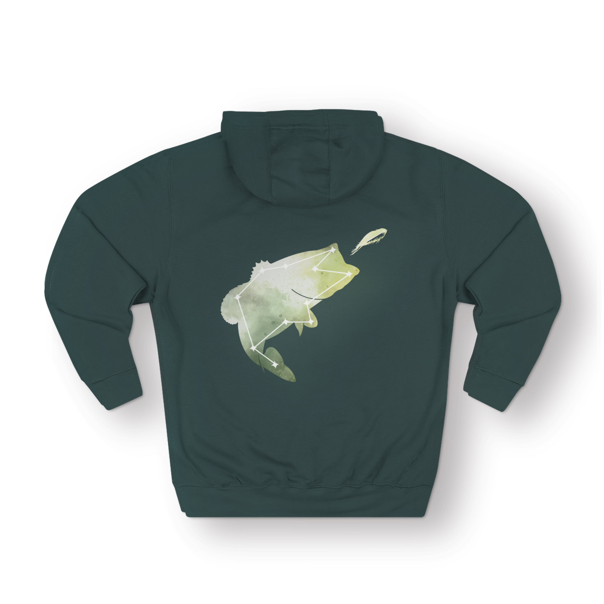 Astrofishicist Constellation Fish 3-Panel Fleece Hoodie