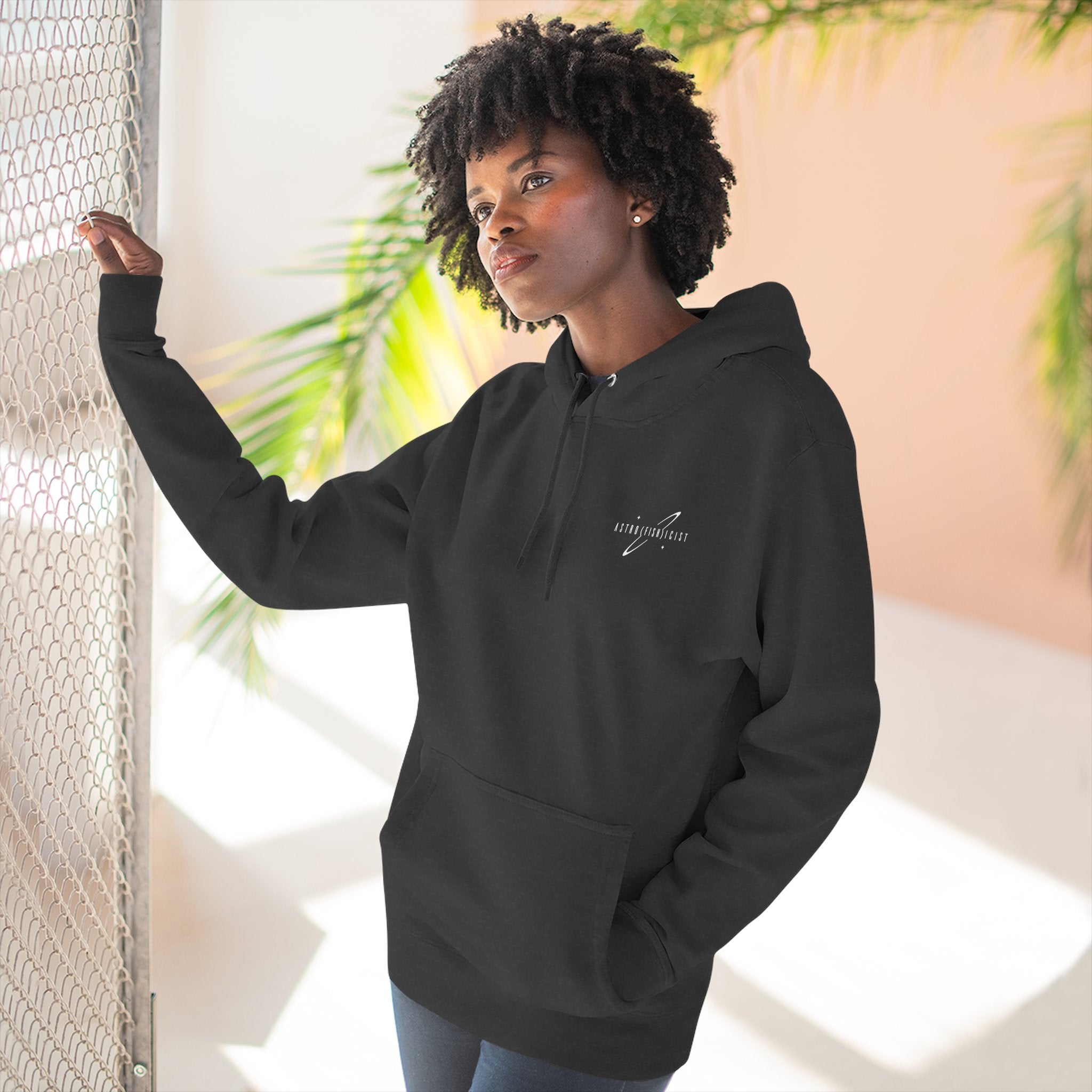 Astrofishicist Constellation Fish 3-Panel Fleece Hoodie